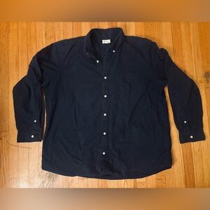 GAP Button Down Shirt Regular Fit Size XXL Navy Blue
